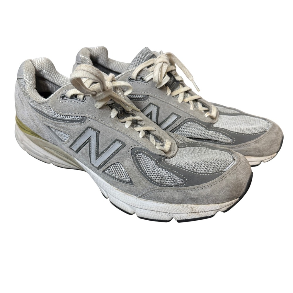 New Balance 990v4 Sneakers Mens 12 Grey M990GL4 Made in USA Running Shoes